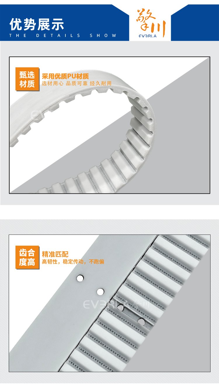 PU同步帶加打孔